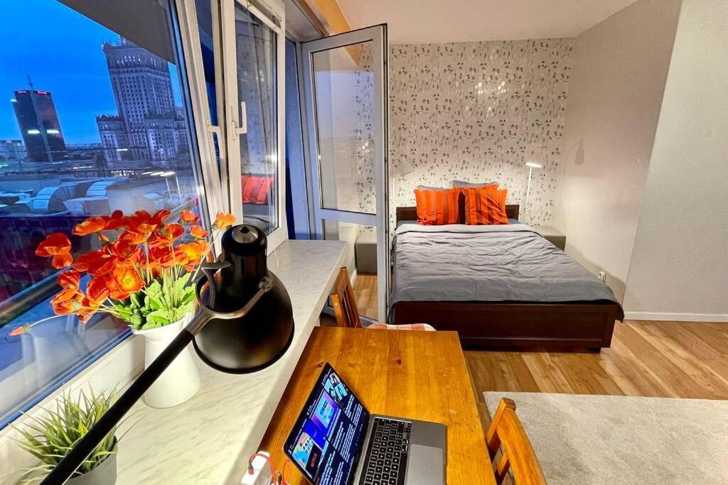 바르샤바 Orange Metro Fast Wifi 1Gbs Big Tv Hbo Appletv 아파트 외부 사진