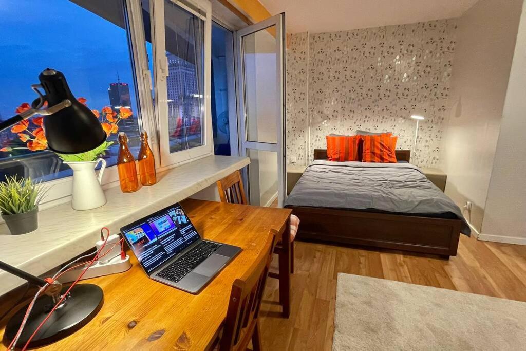 바르샤바 Orange Metro Fast Wifi 1Gbs Big Tv Hbo Appletv 아파트 외부 사진