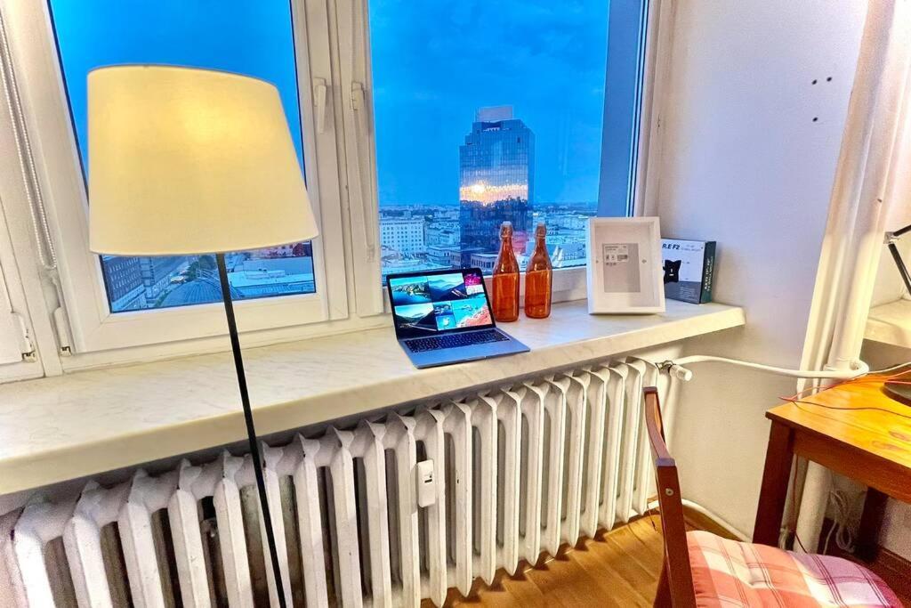바르샤바 Orange Metro Fast Wifi 1Gbs Big Tv Hbo Appletv 아파트 외부 사진